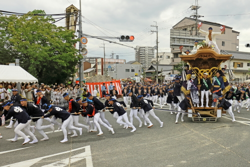 だんじり祭り７やりまわし